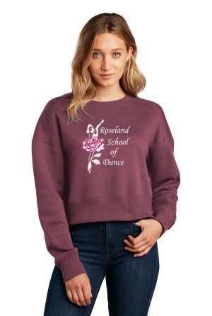 District® Women’s Perfect Weight® Fleece Cropped Crew